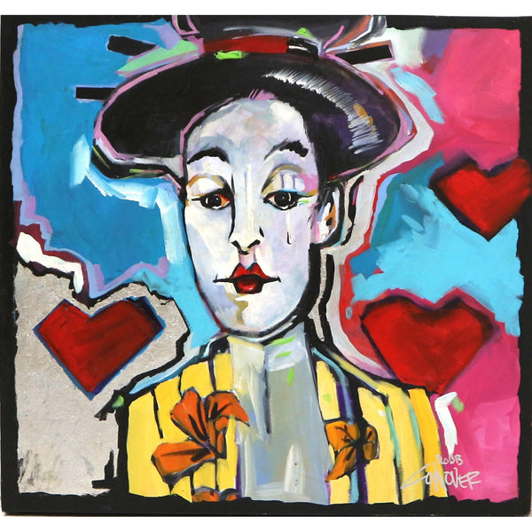 “Untitled” by Robb Conover Mixed Media on Canvas