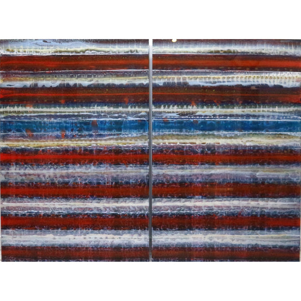 “Jacienda” by Christopher Martin Diptych Acrylic on Acrylic