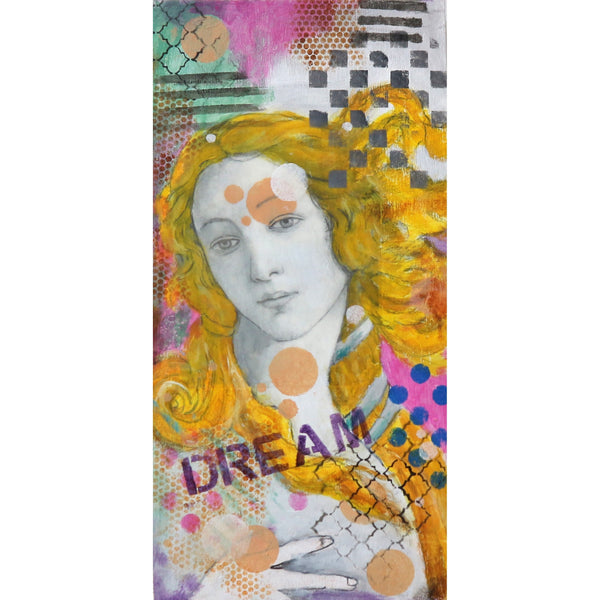 “Dream” by Patrick Lewis Mixed Media on Board