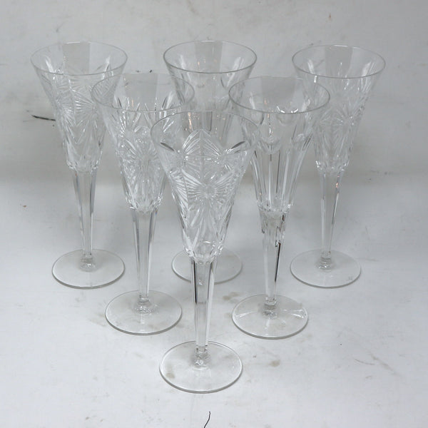 Set of 6 Waterford Toasting Glasses