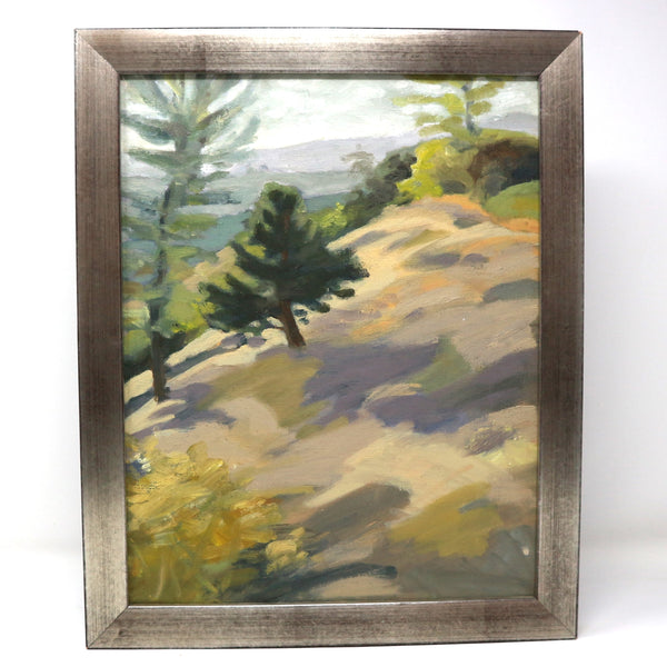 “View in Los Felix” by Ann Dudrow Framed Acrylic on Canvas