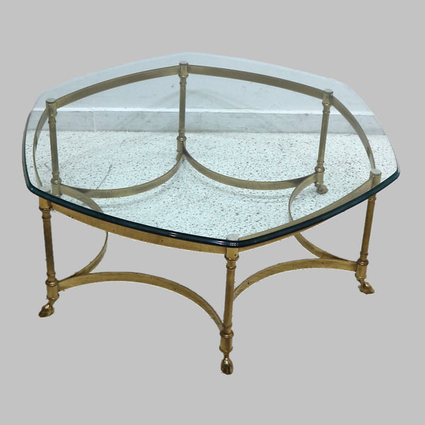 Brass & Glass Coffee Table