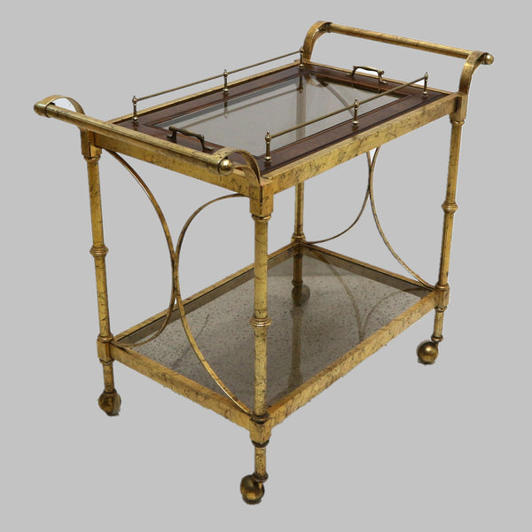 MCM Mastercraft Bar Cart With Removable Serving Tray