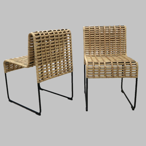 Set of 6 Crate & Barrel Chaparral Dining Chairs