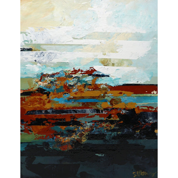“Steely” by Sarah Manning Acrylic on Canvas