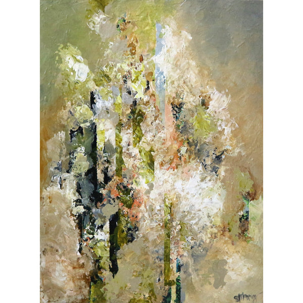 “Cape Jasmine” by Sarah Manning Acrylic on Canvas