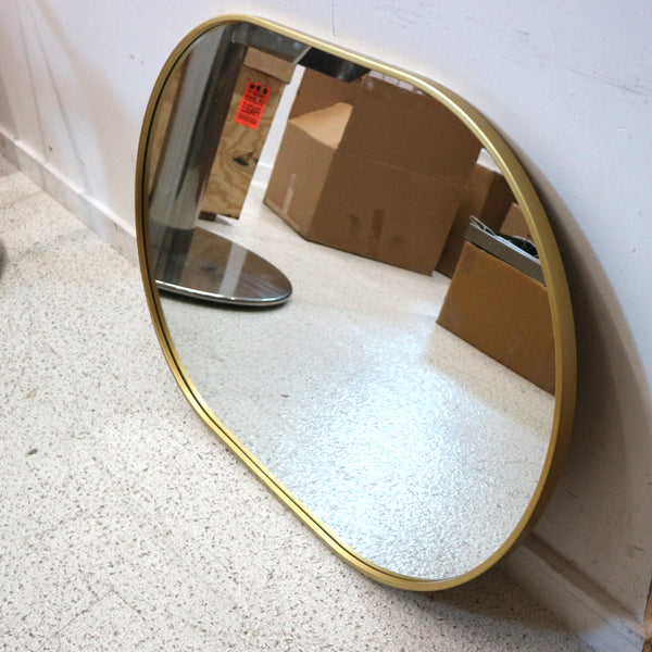 Gold Oval Mirror