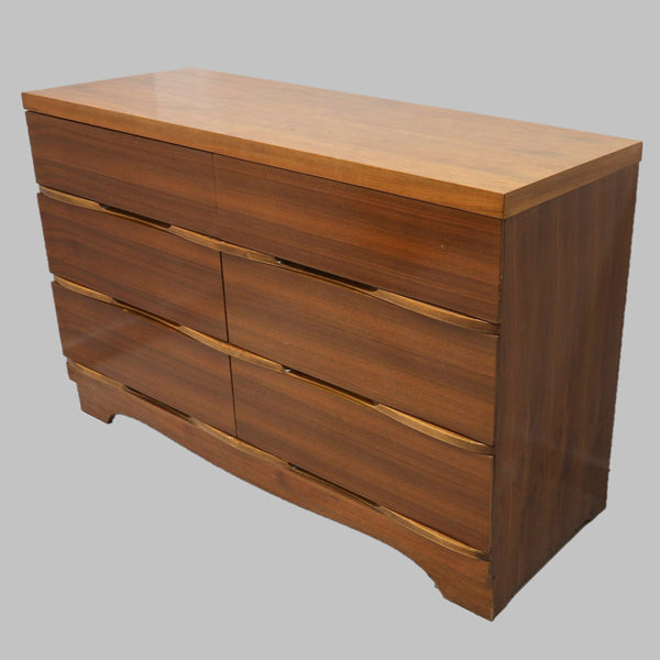 Mid-Century Modern 6-Drawer Dresser
