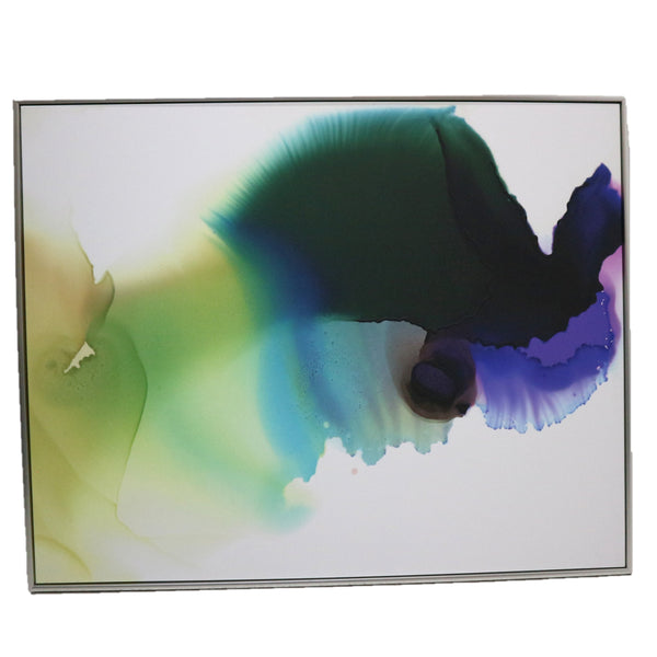 “Fan Dance” Framed Embellished Giclee