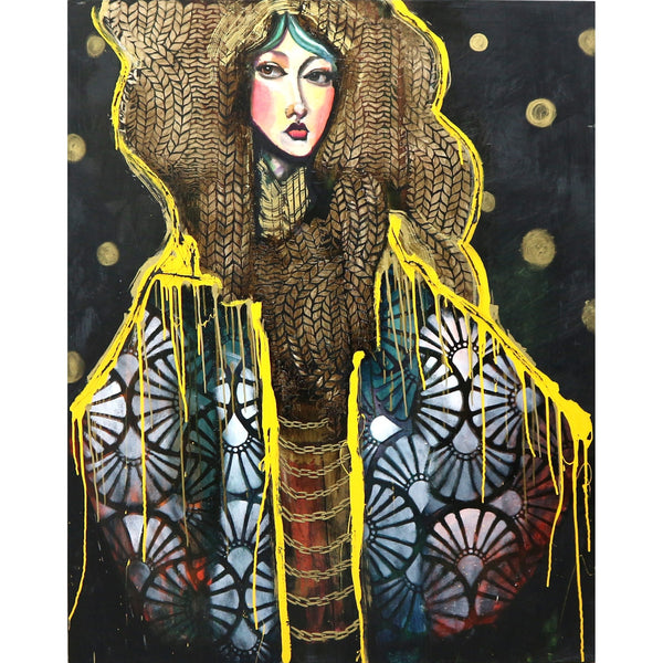 “The Royal She” by Scott Dykema Mixed Media on Canvas