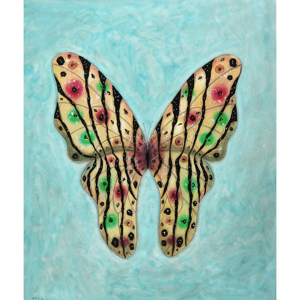“Into the Light… Flight of the Butterfly” by McElroy Oil on Canvas