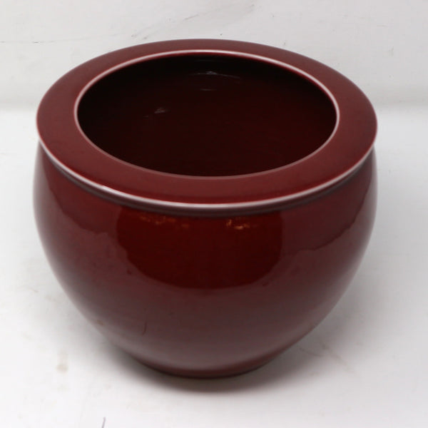 Small Chinese Oxblood Porcelain Planter