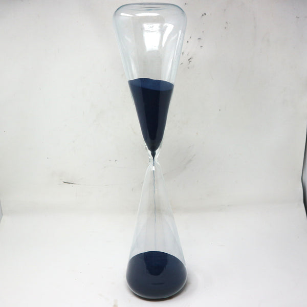 Global Views Large Blue Sand Hourglass