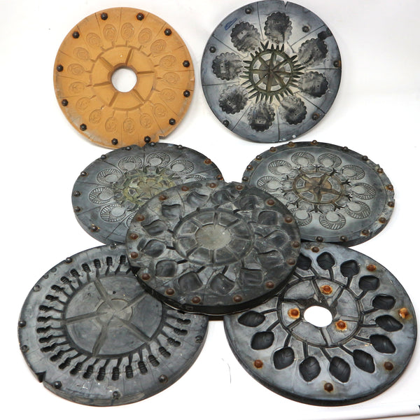 Set of 7 Large Decorative Rubber Stamps