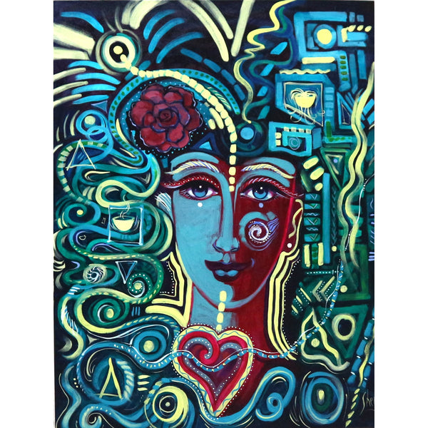“Valerie” Acrylic on Canvas by Sherle Stevens