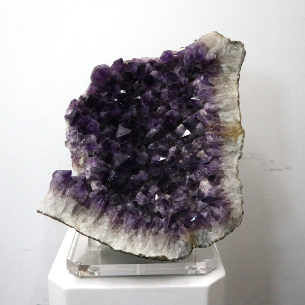 Amethyst Cluster Sculpture w/ Acrylic Stand
