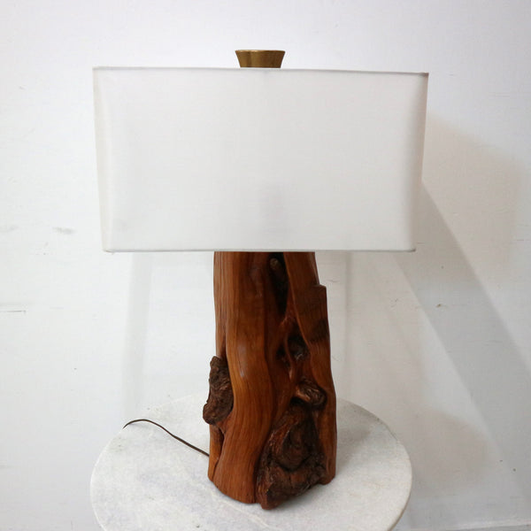 Vintage Teak Table Lamp