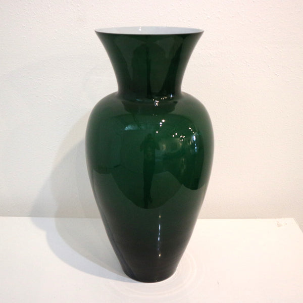 Green Glass Vase