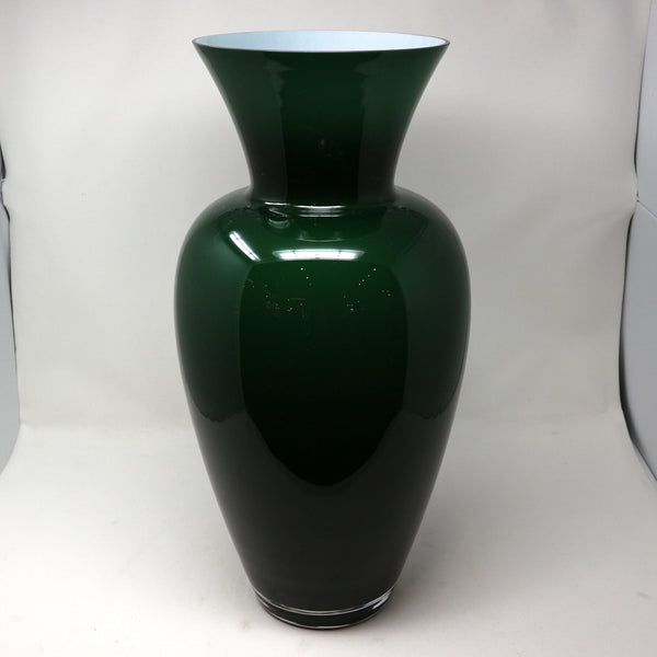 Green Glass Vase