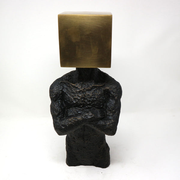 Block Head Man Statue