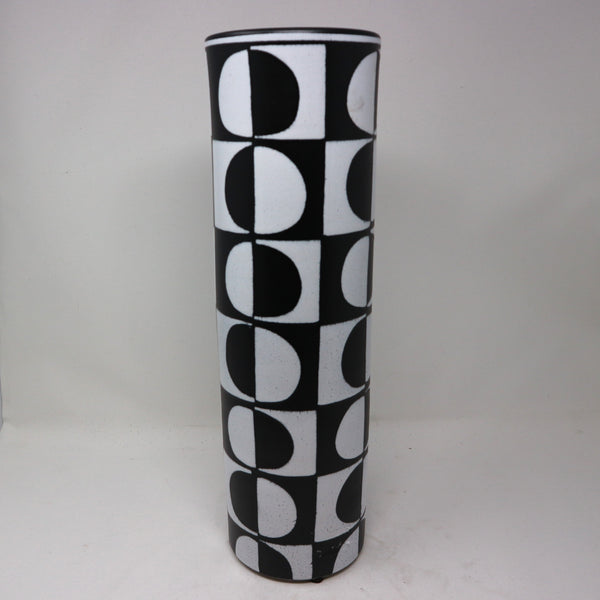 Black & White Circles Vase -Italy