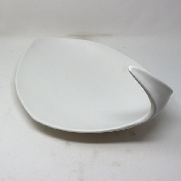 White Up Sweep Ceramic Bowl