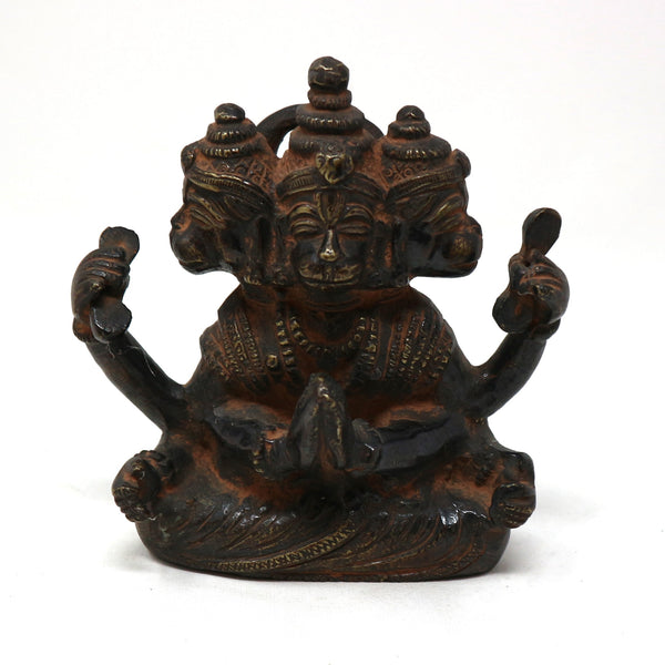 3-Headed Bronze Hanuman