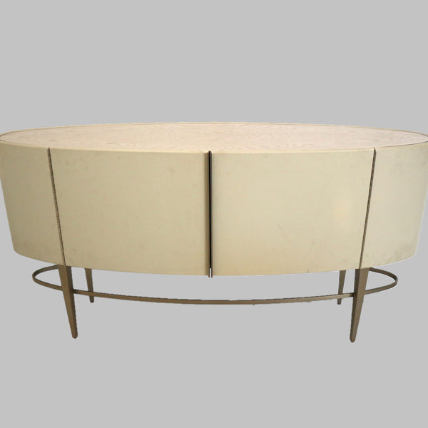 Anne Gish Ellipse Leather Sideboard