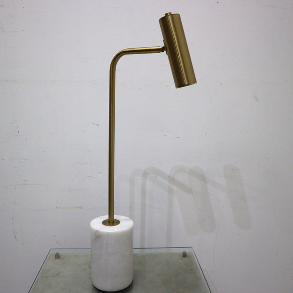 Brass & Marble Table Lamp