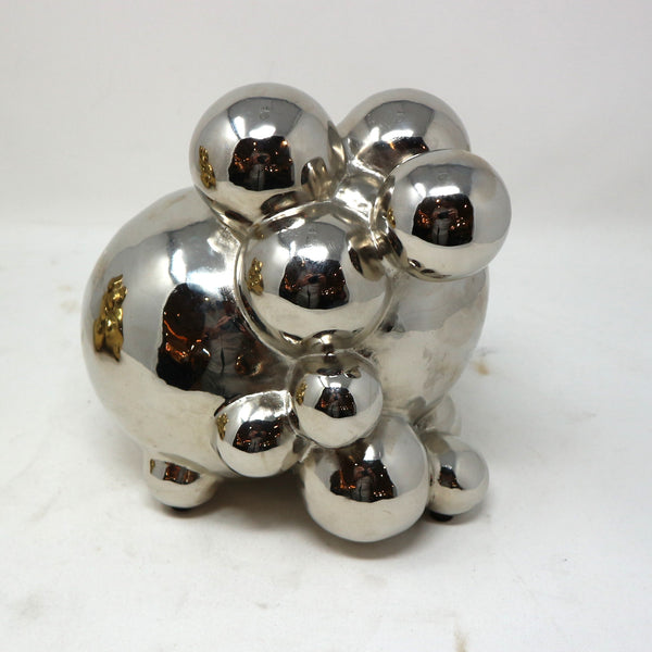 Silver Bubble Sculpture