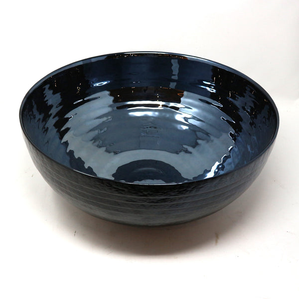 Yalos Murano Iridescent Dark Indigo Bowl