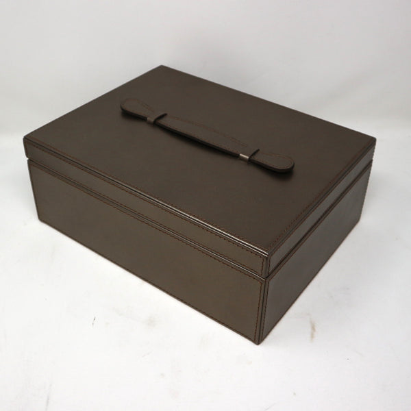 Bronze Leather Rectangular Box