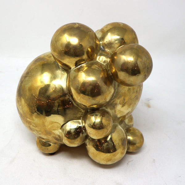 Gold Bubble Sculpture