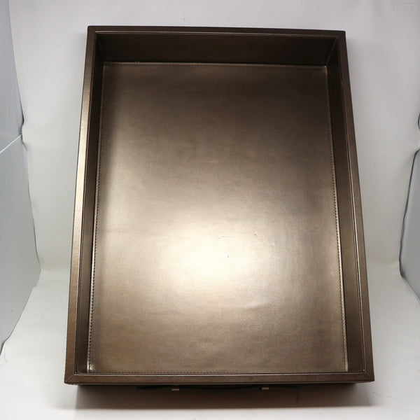 Bronze Leather Tray