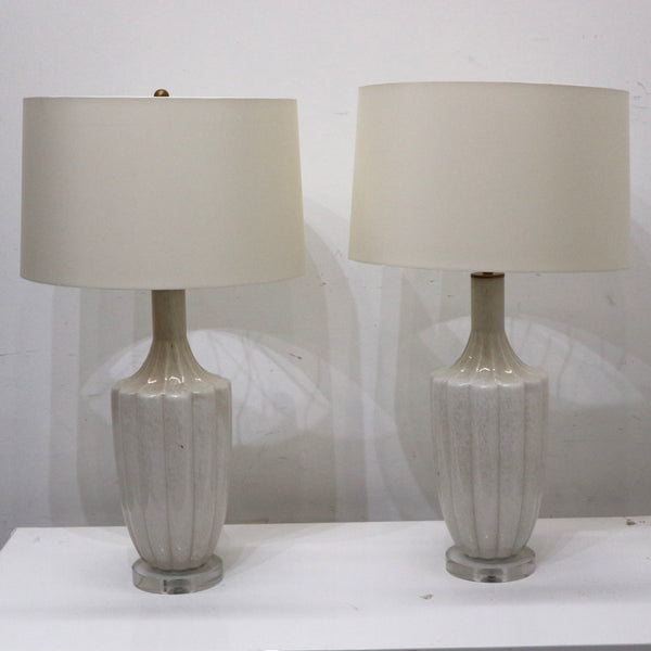 Pair of Arteriors Turvino Lamps