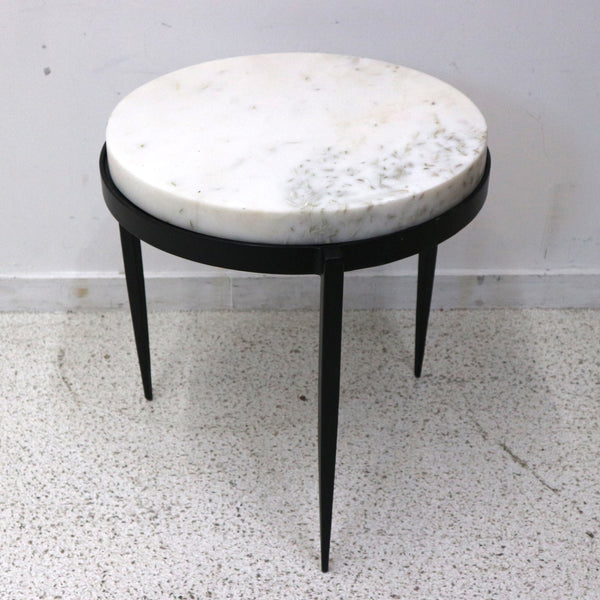 Arteriors Kelsie Iron & Marble Side Table