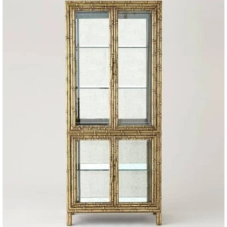 Gold Bamboo Vitrine