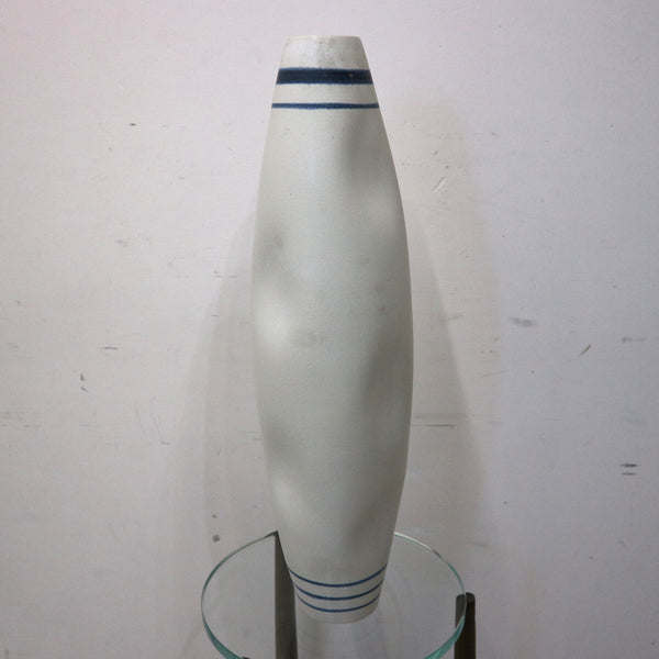 Tall Porcelain Striped Vase