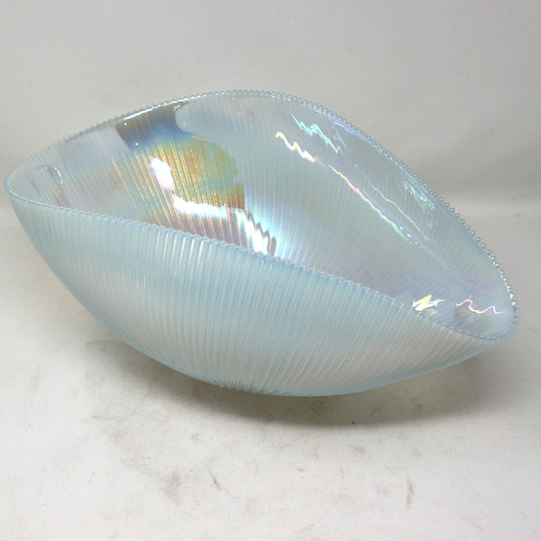 Iridescent Murano Glass Folded Bowl