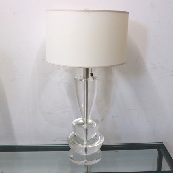 Vintage Van Teal Acrylic Lamp