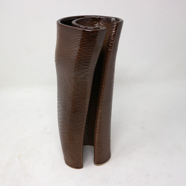 Bronze Ceramic Sculptural Vase