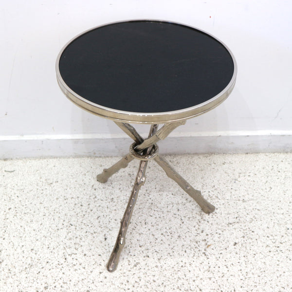 Nickel Twig Side Table