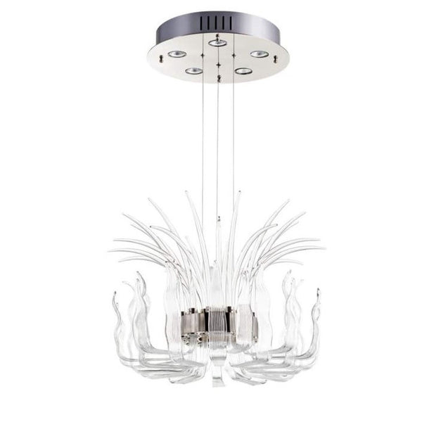 Glass 5-Light Chandelier