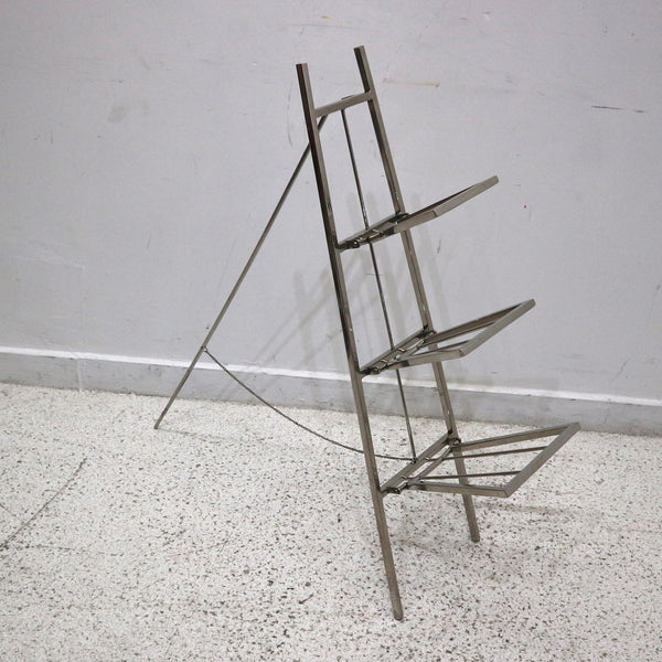 Silver Magazine Rack