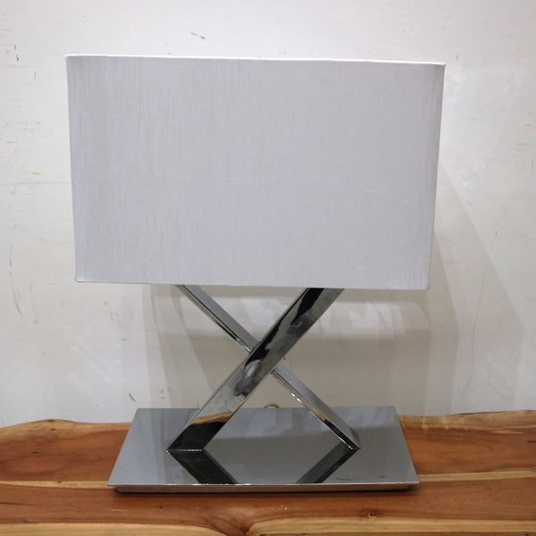 Chrome “X” Lamp