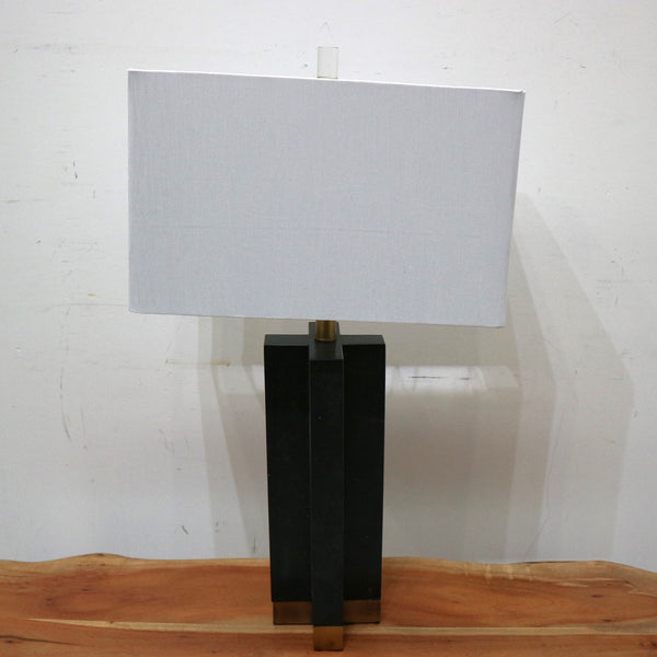 Black Marble Cross Table Lamp