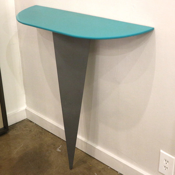 Aqua & Gray Custom Console Table