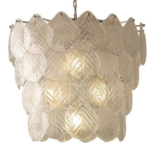 Murano Leaf Chandelier Hand Made in Italy