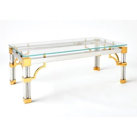 Global Views Tri-Column Coffee Table