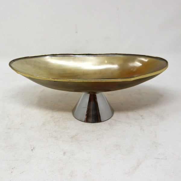 Footed Bone Bowl